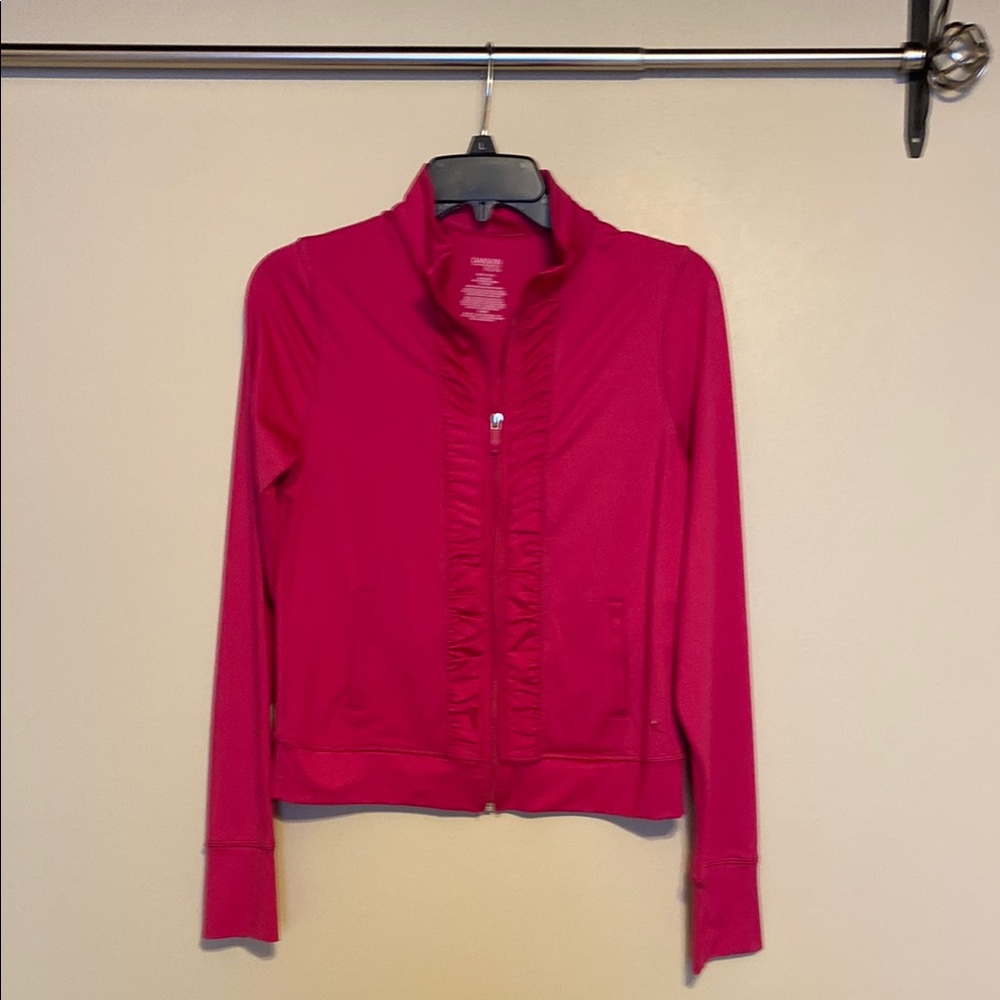 Danskin Now Fuchsia Bomber Jacket